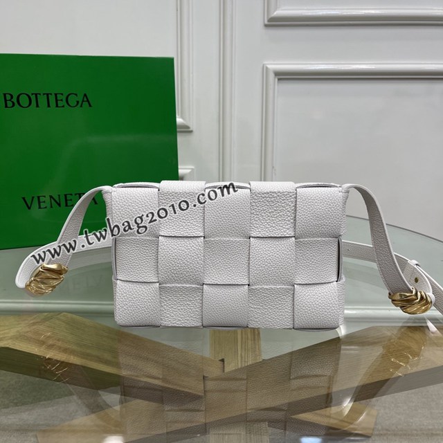 Bottega veneta高端女包 KF0017荔枝紋 寶緹嘉荔枝紋牛皮CASSETTE包包 BV經典款單肩斜挎包  gxz1264